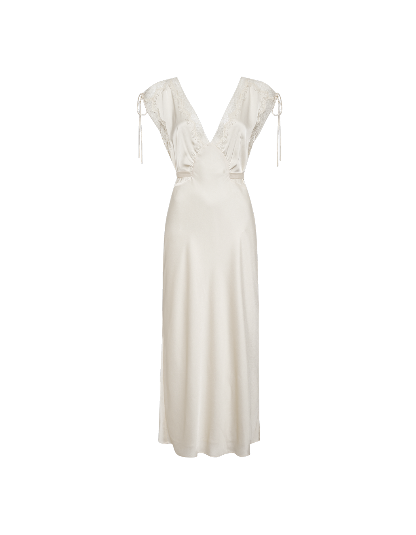 Monarch-Midi Dress-Cream