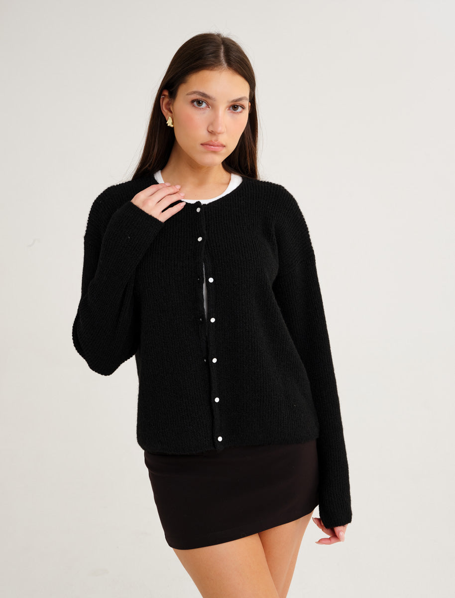 Newport Cardigan | Black