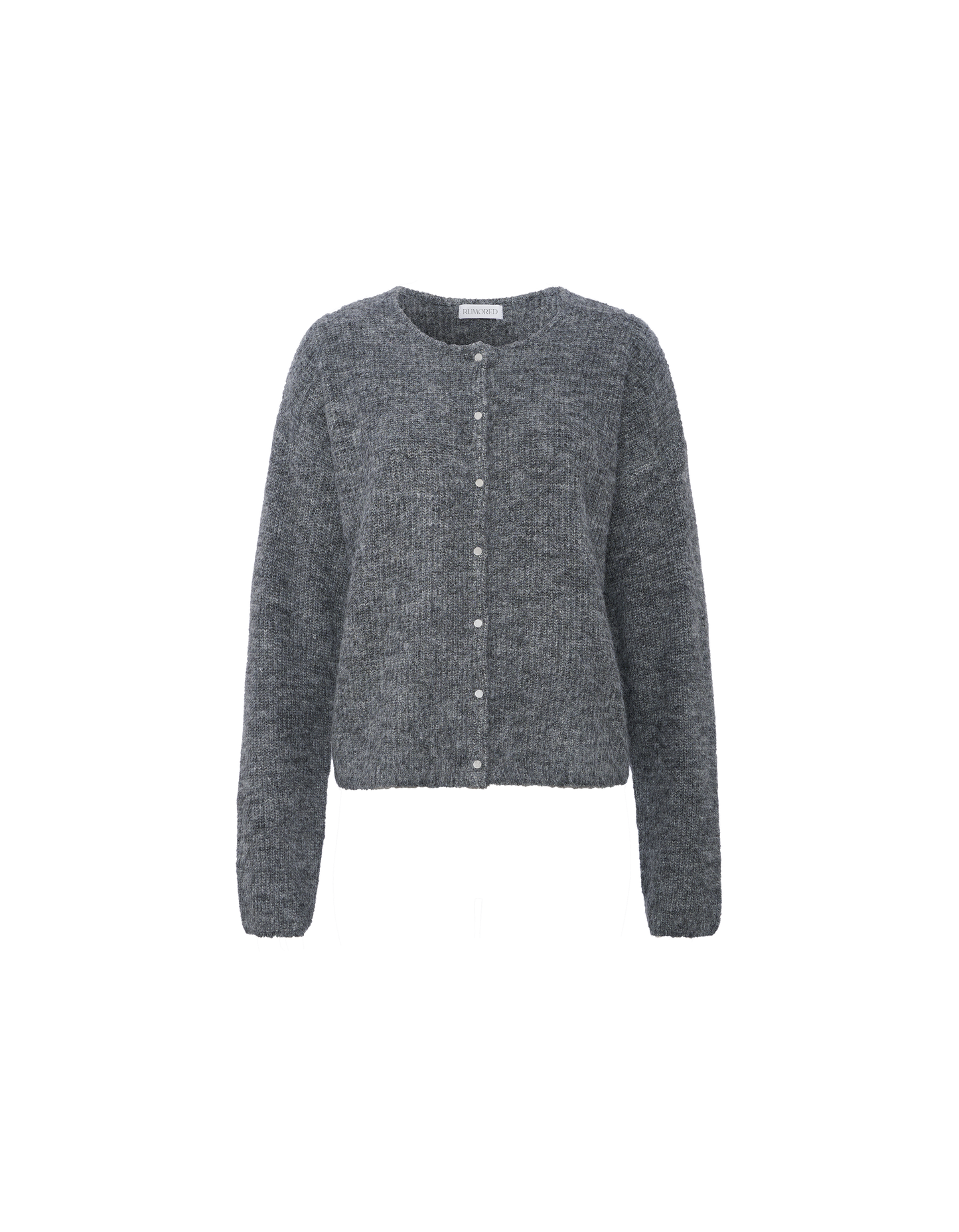 Newport Button Down Cardigan | Heather Gray