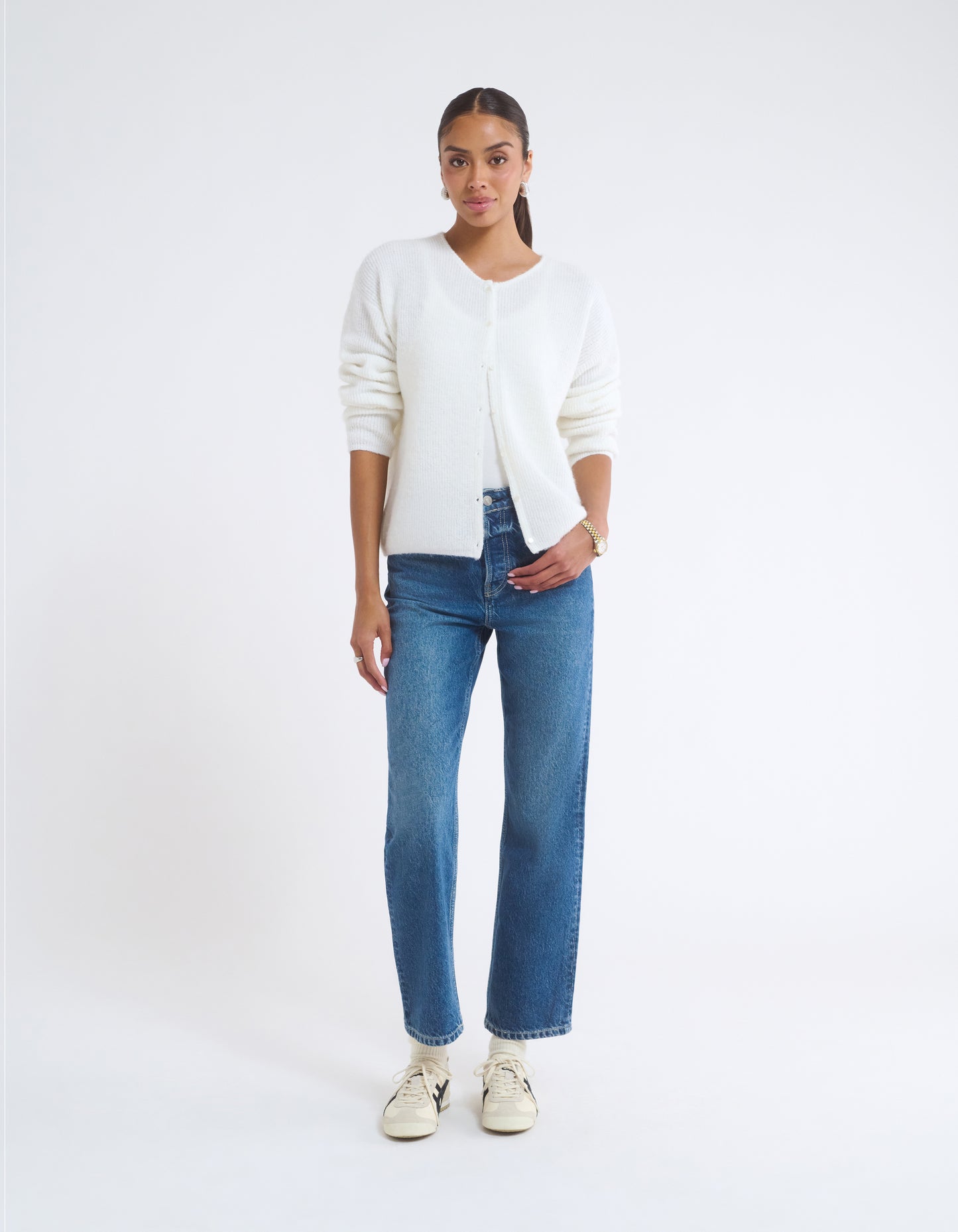 Newport Cardigan | Ivory