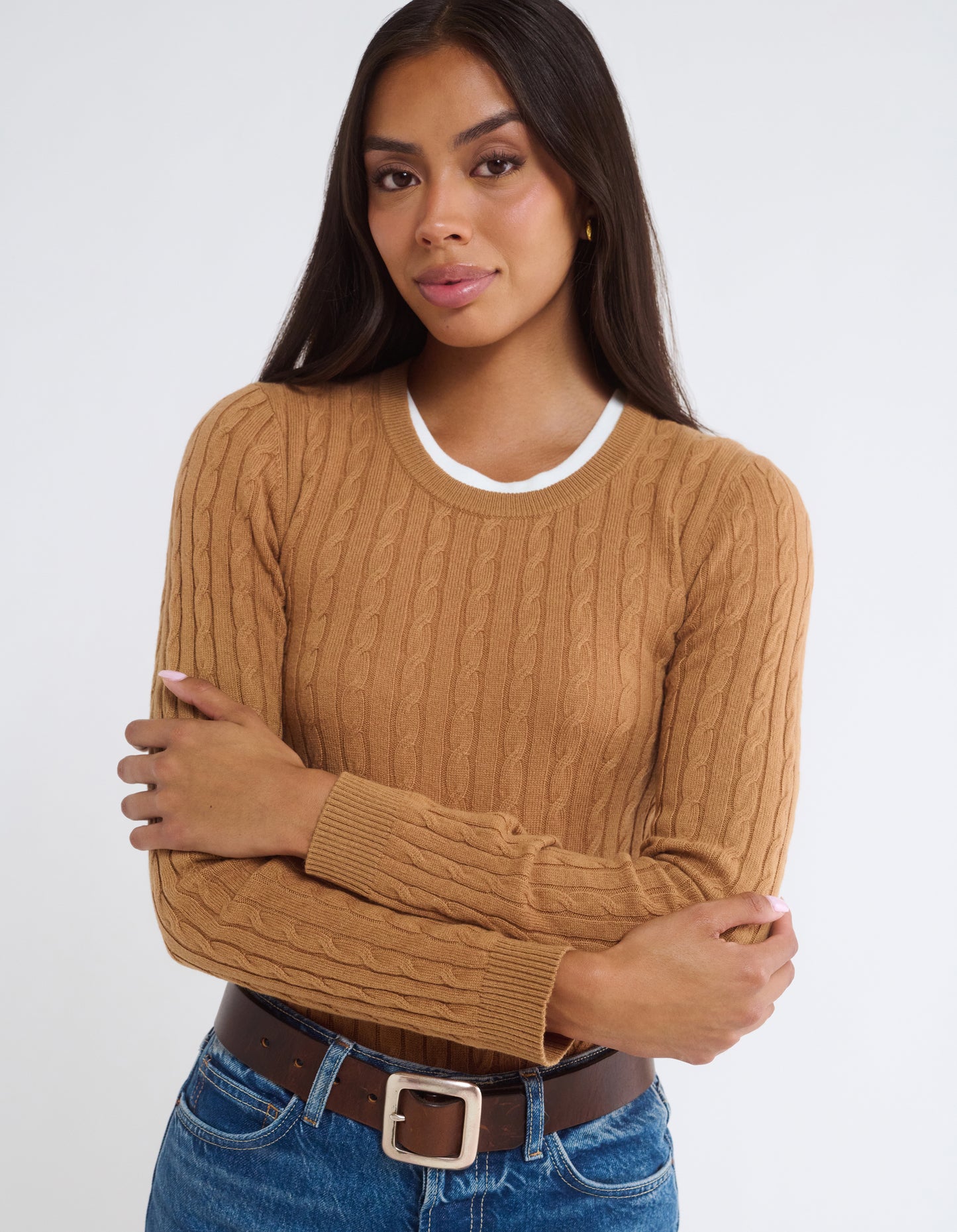 Polo Club Sweater | Camel