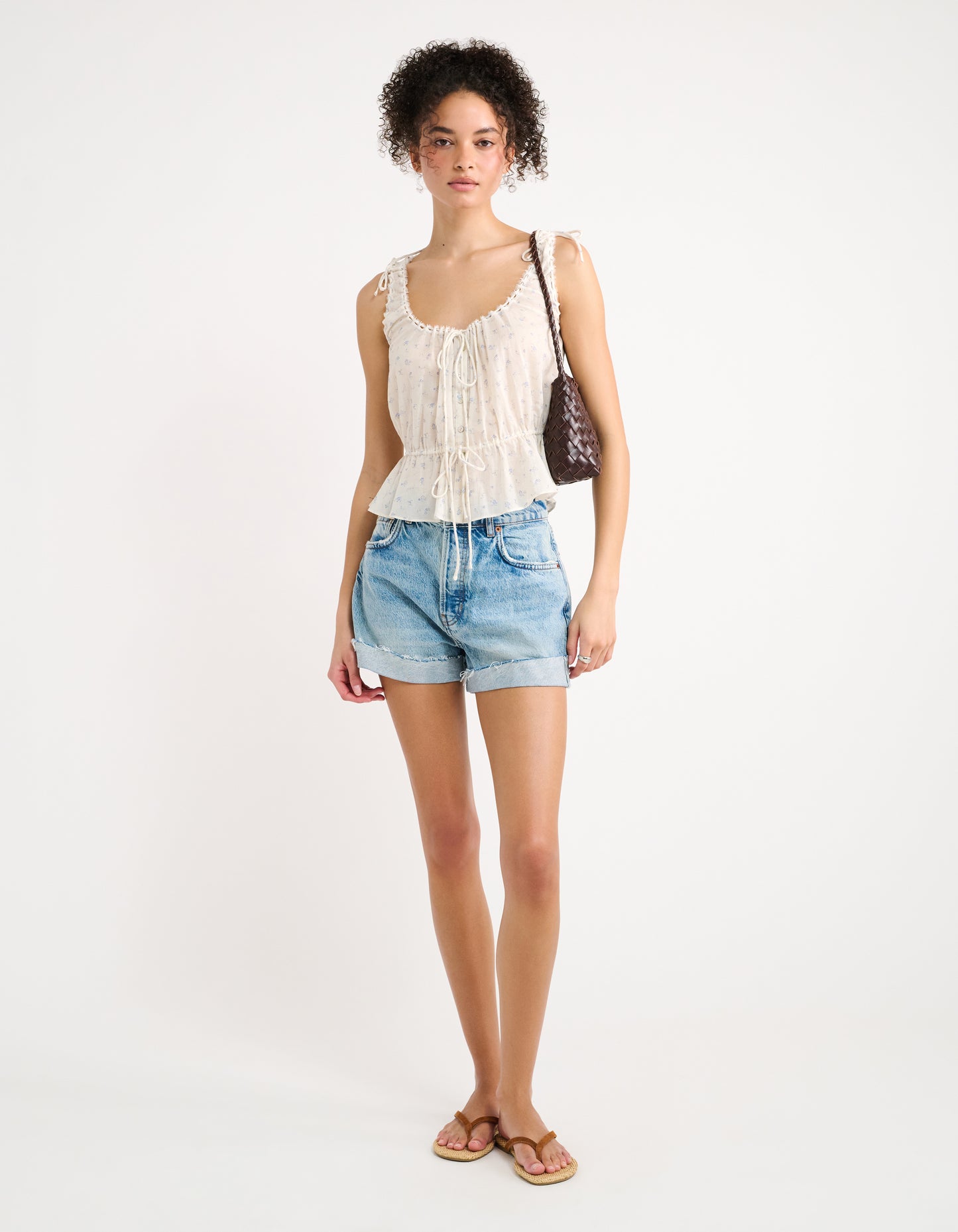 Rosemary Top in English Garden- Camis & Tanks