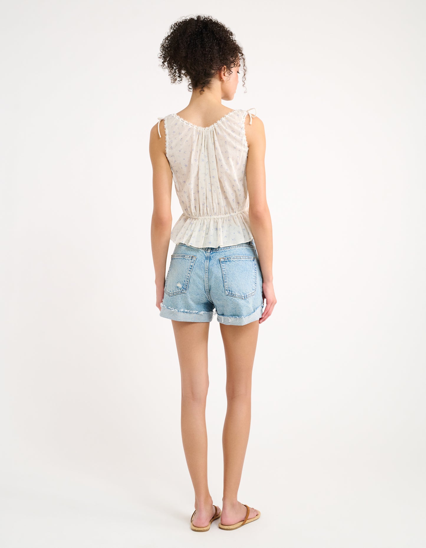 Rosemary Top in English Garden- Camis & Tanks