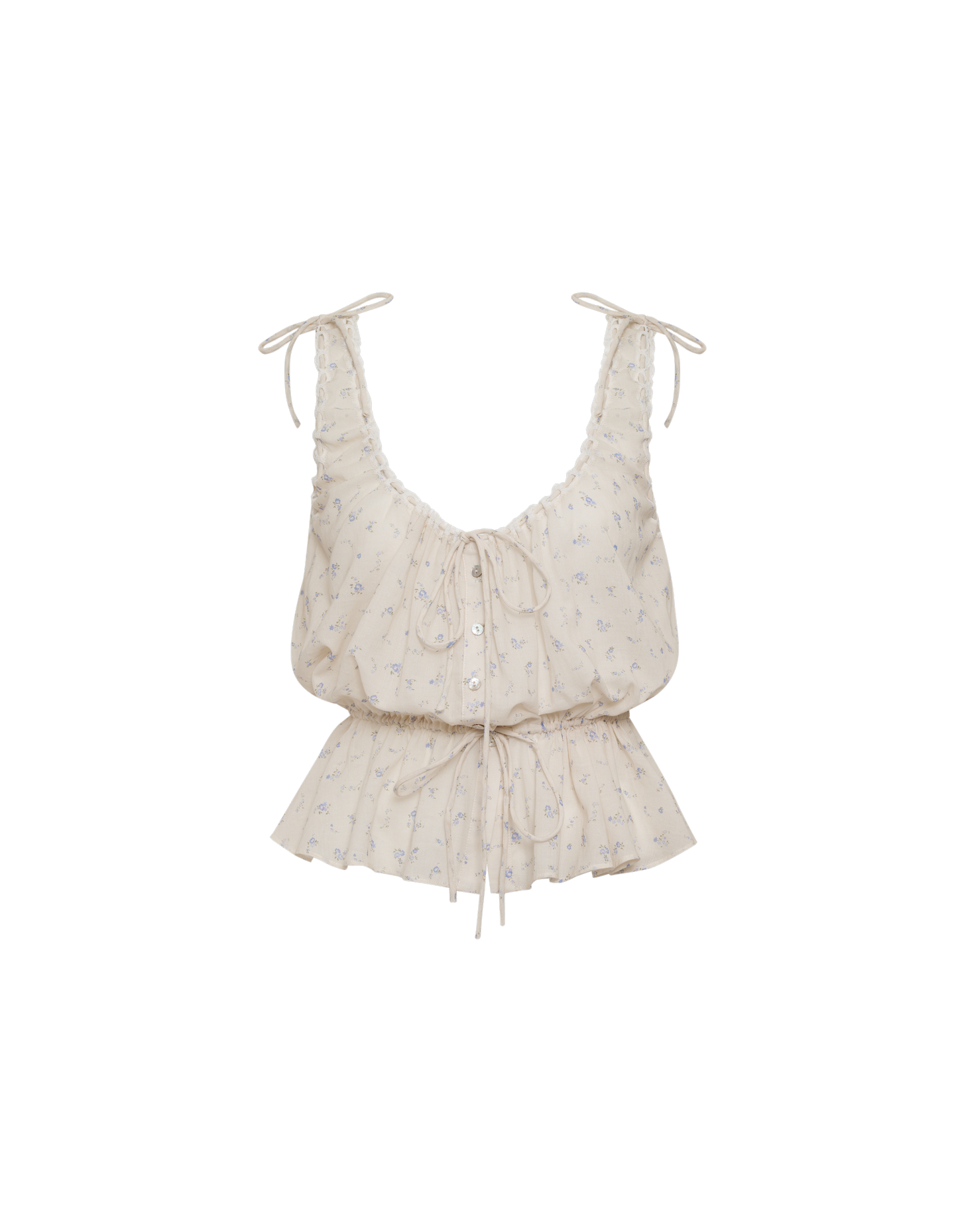 Rosemary Top in English Garden- Camis & Tanks