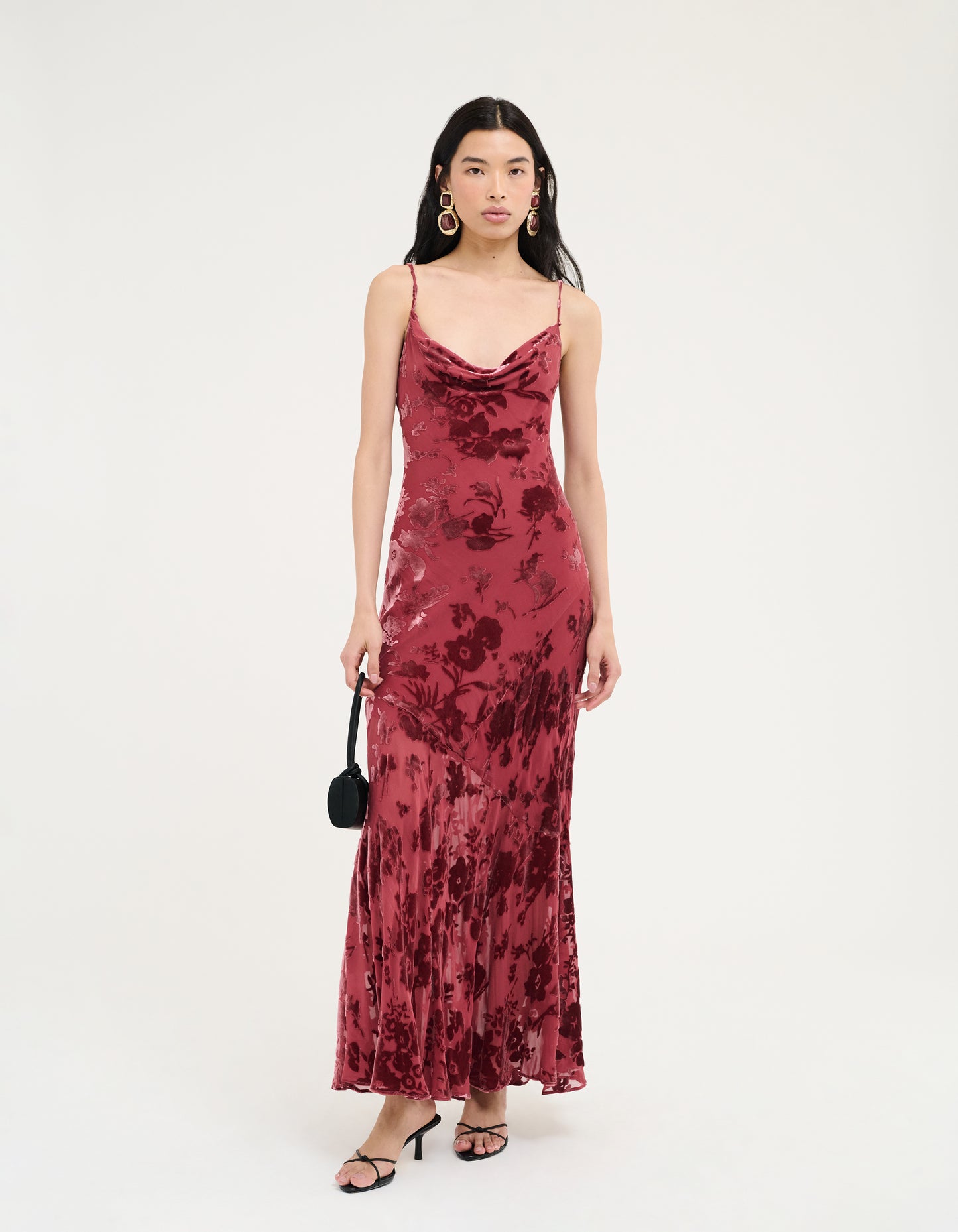 Santeria Maxi Dress | Crimson Devore
