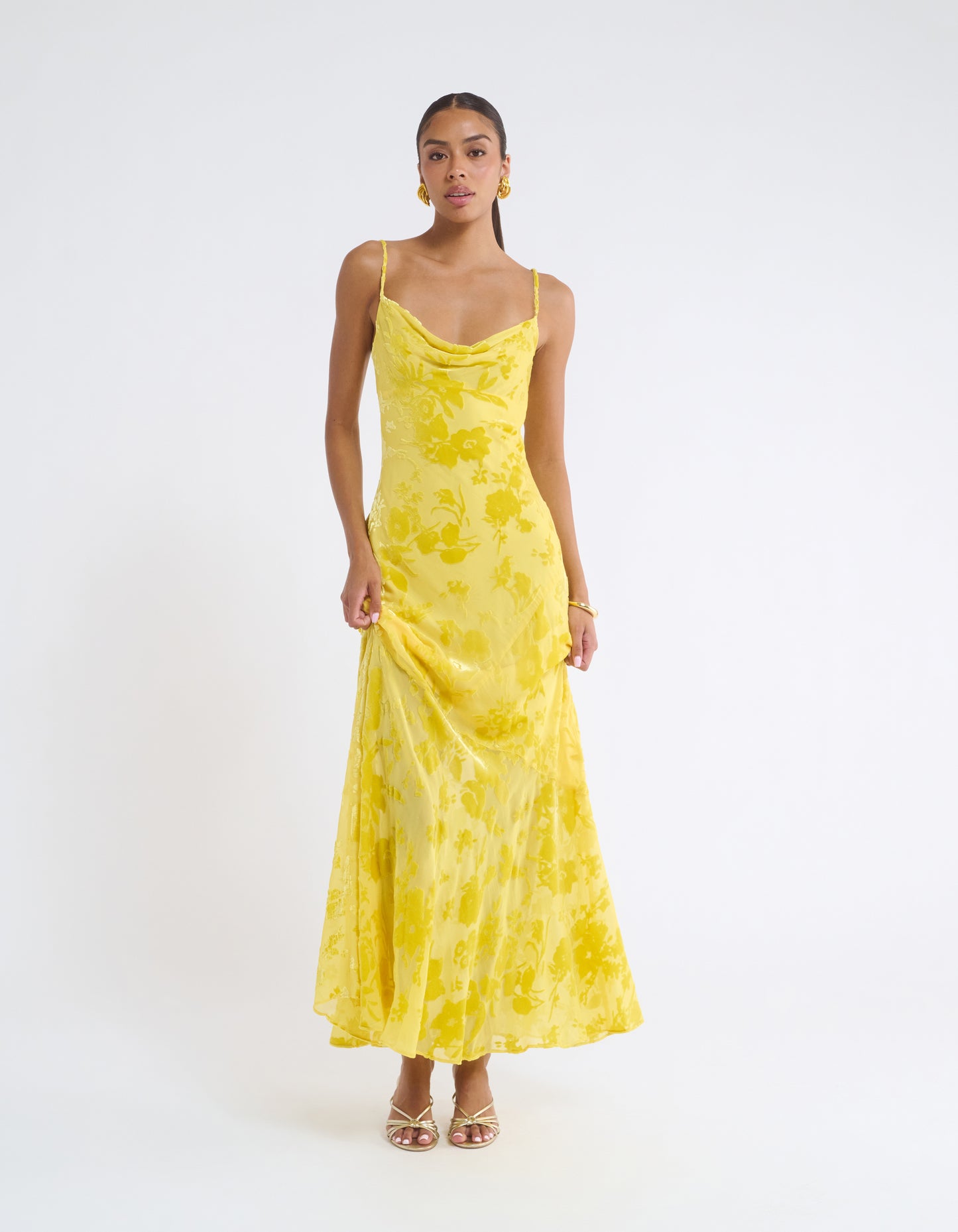 Santeria Maxi Dress | Limoncello Devore