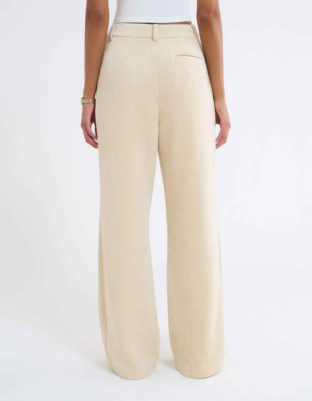 Simon Pant | Cream Corduroy