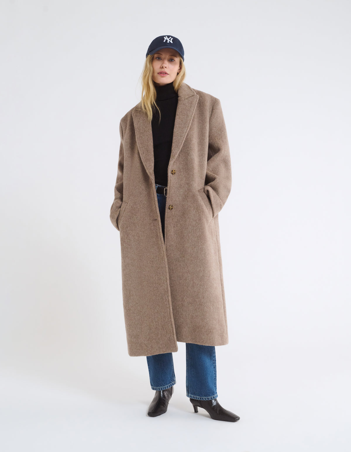 Sinatra Coat | Oat Heathered