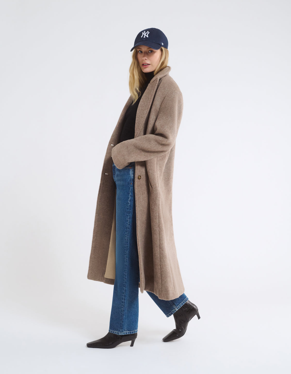Sinatra Coat | Oat Heathered