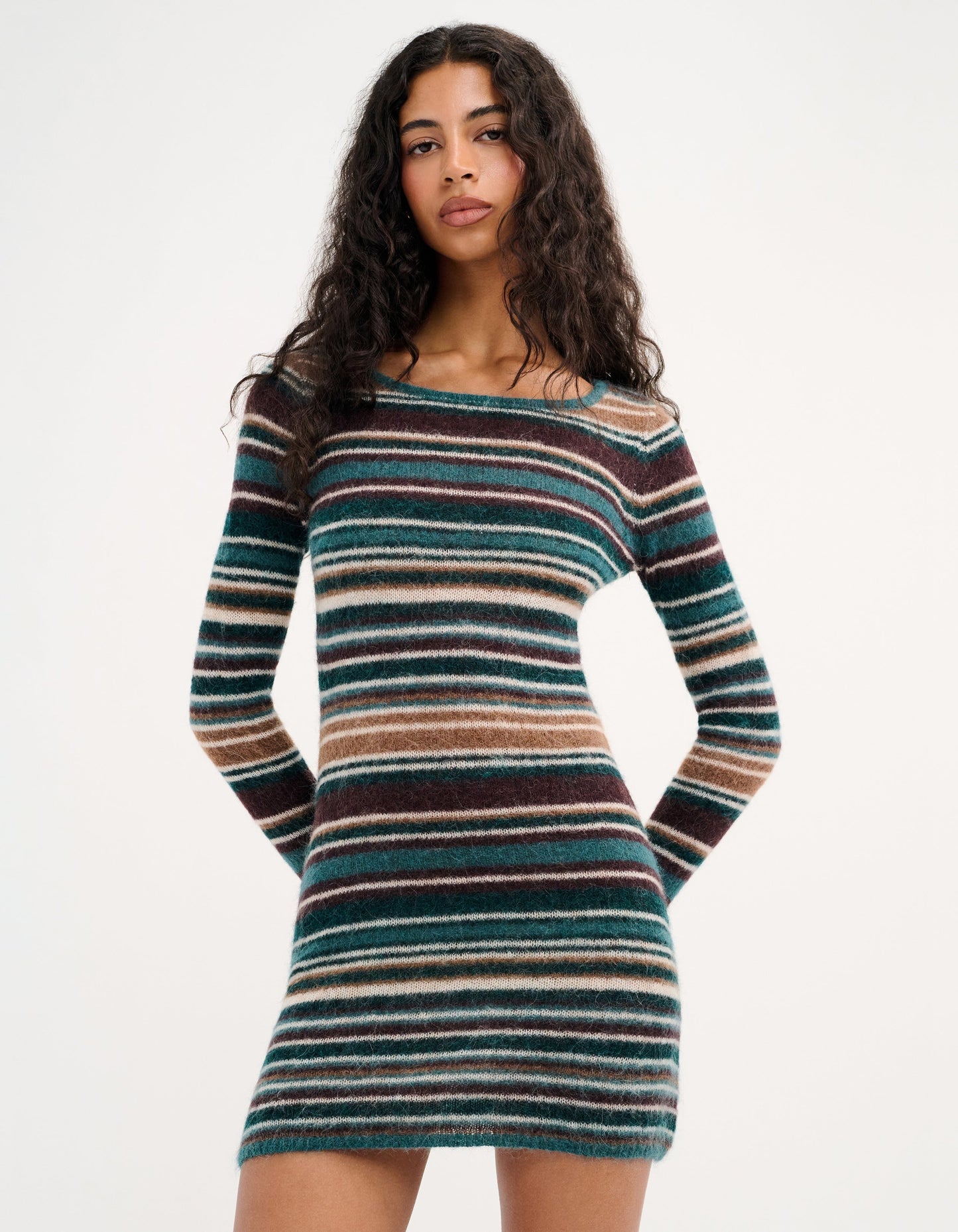 Skipper Mini Dress | Mallard Stripe