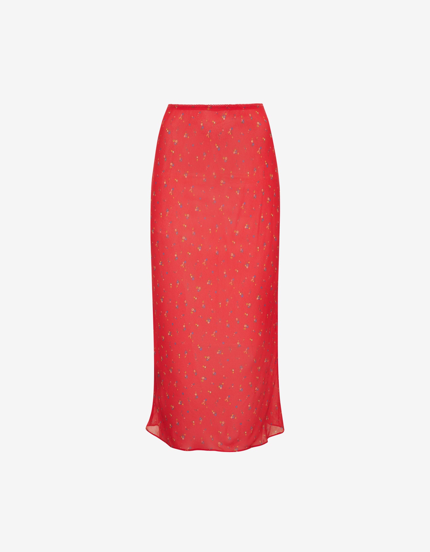 Stroll Midi Skirt | Coral Meadow