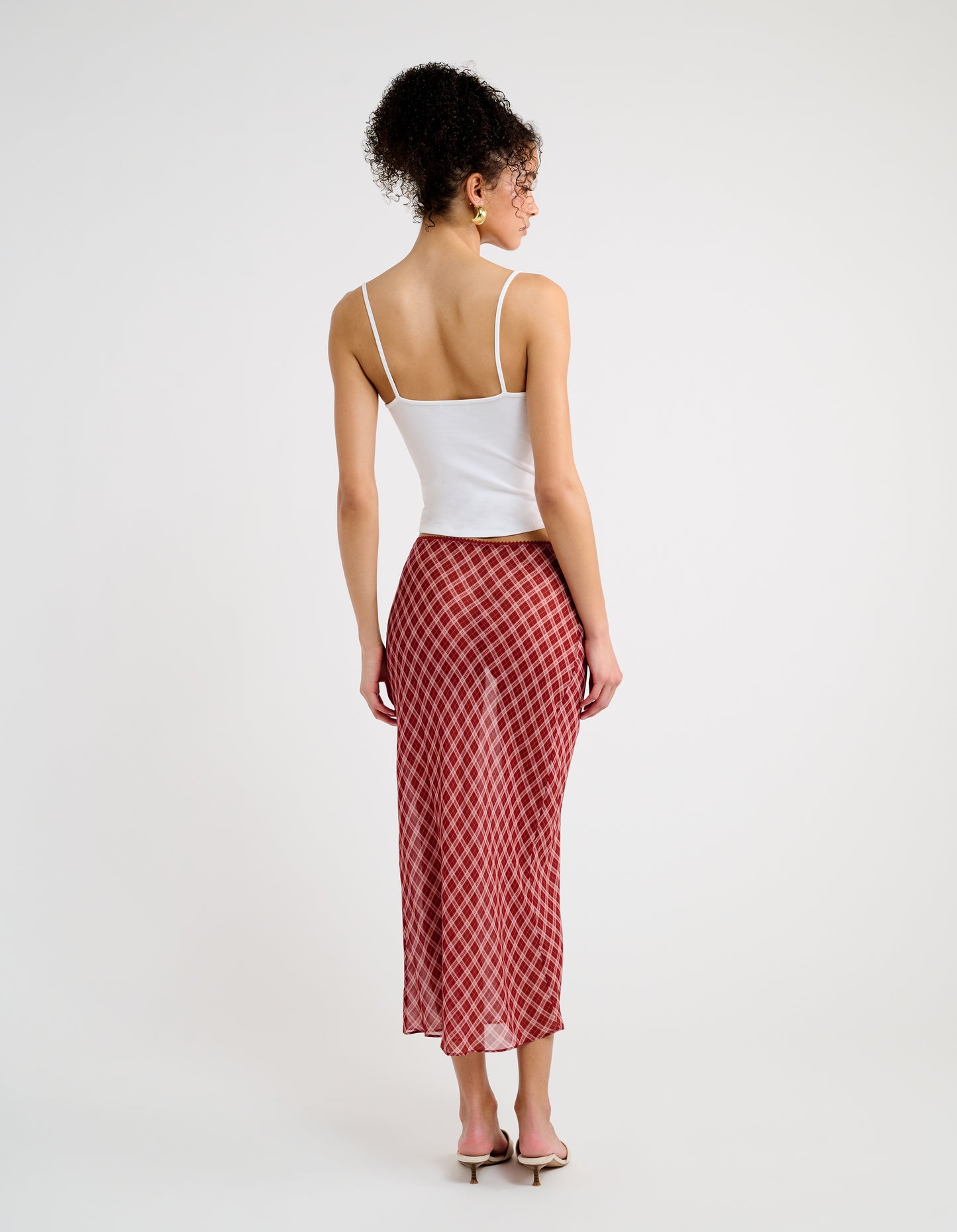 Stroll Midi Skirt | Country Check