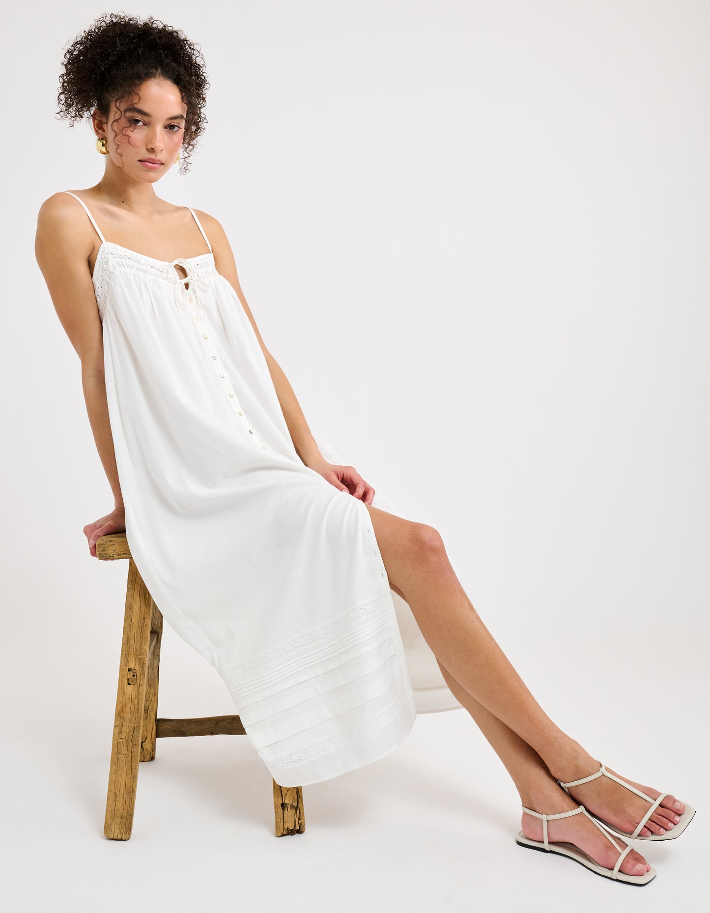 Sunvale Midi Dress | White