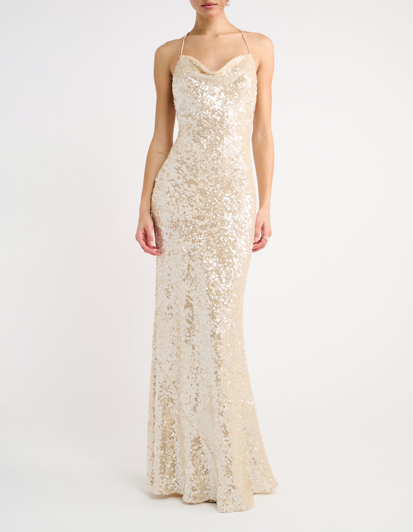 Supernova Maxi Dress | Champagne