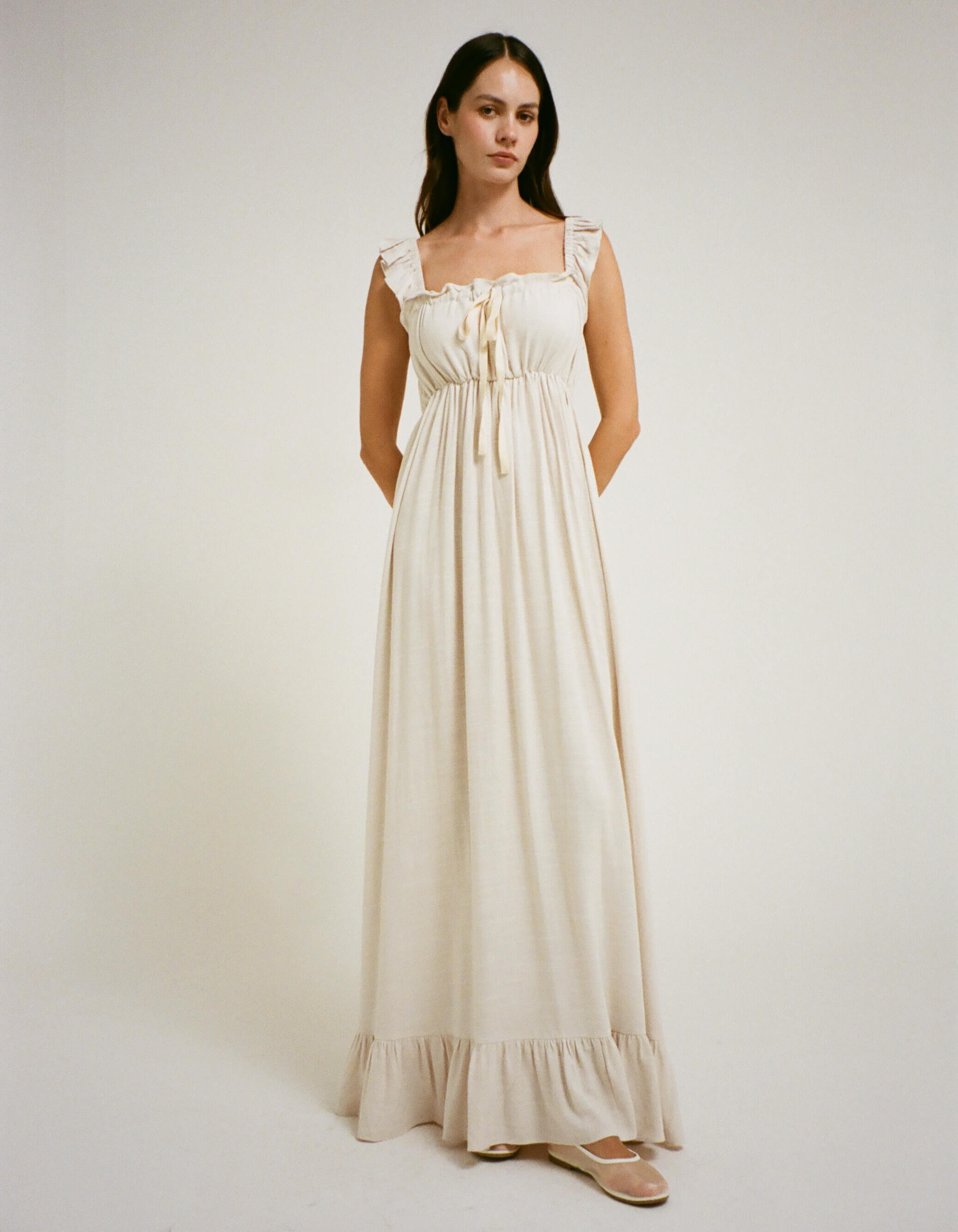 Tall Grass Maxi Dress | Natural | Size M/L Tall Grass Maxi Dress | Natural | Size M/L