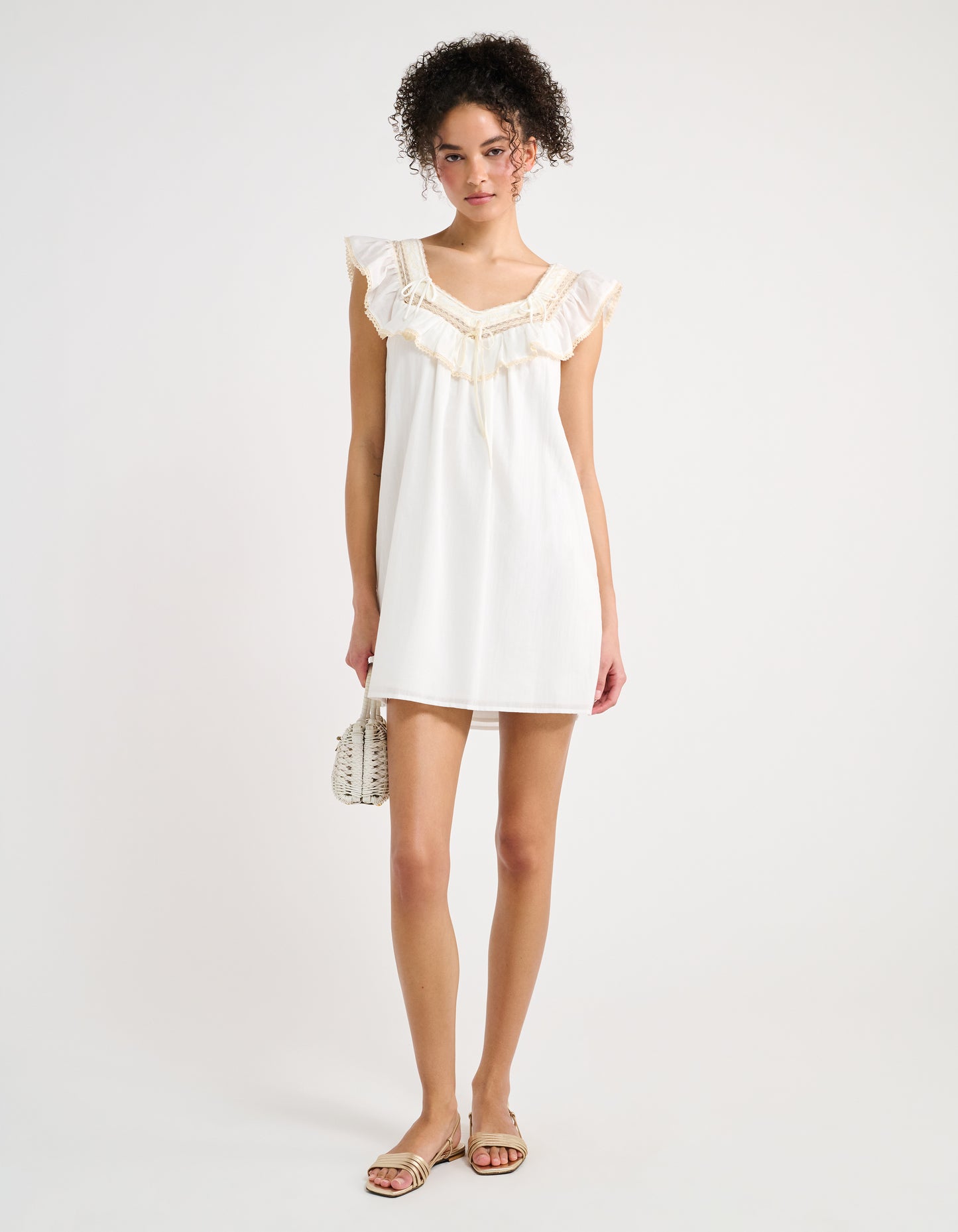 Teacup Mini Dress | White