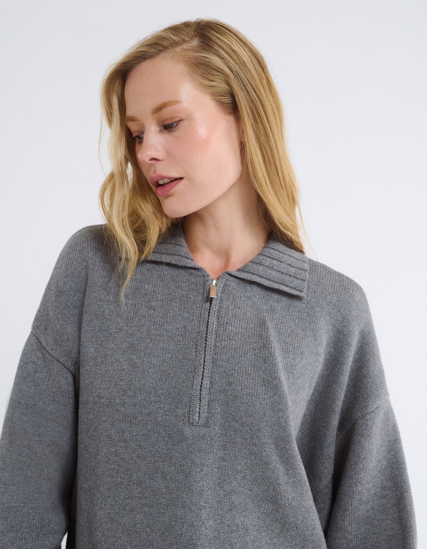 Weekender Quarter Zip | Charcoal Heather