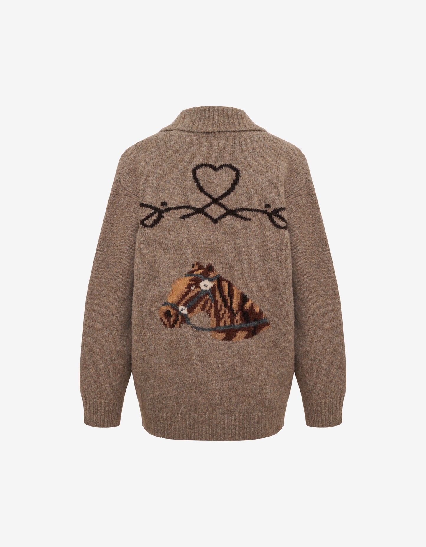 Wild Horses Cardigan | Mocha Heather