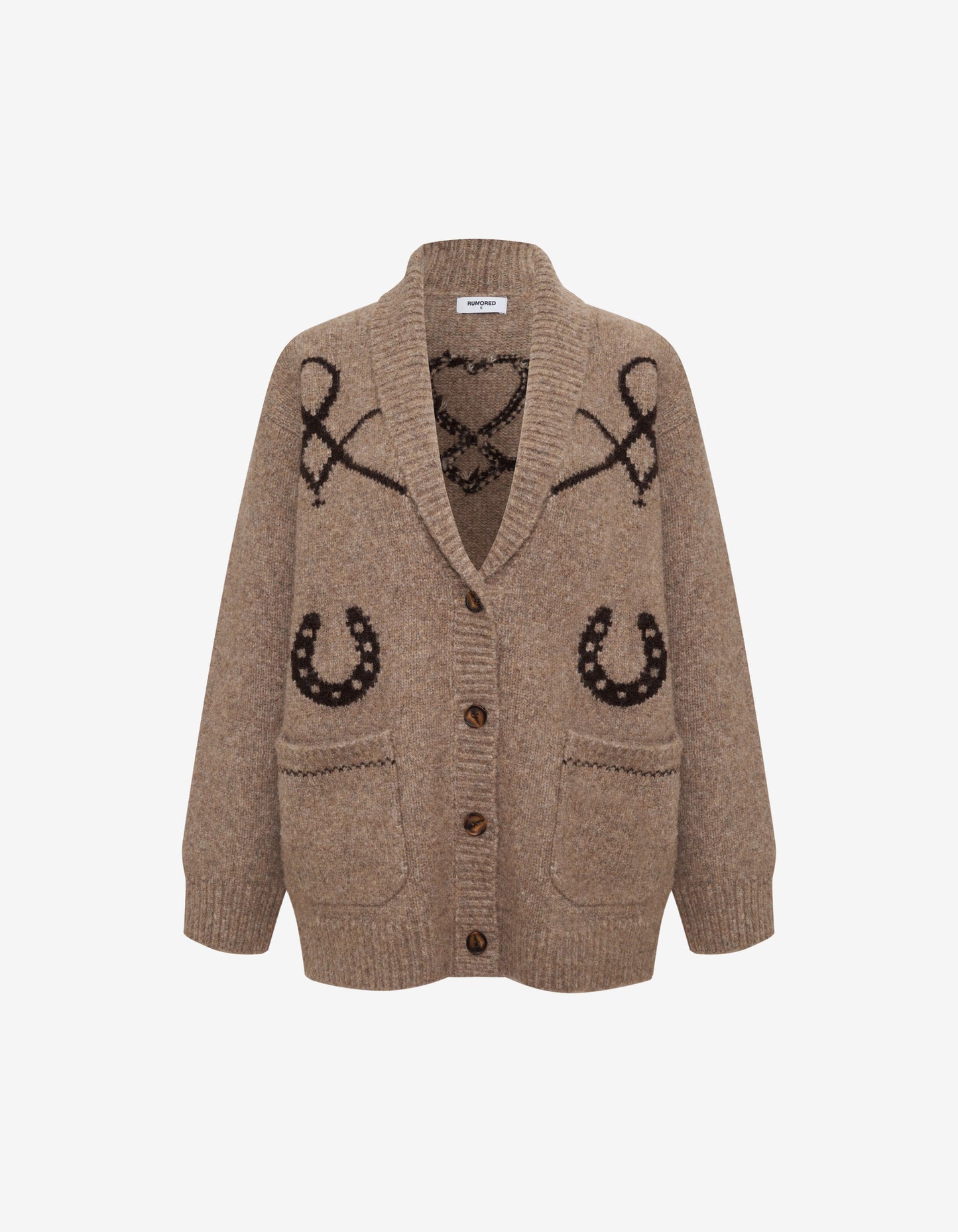 Wild Horses Cardigan | Mocha Heather