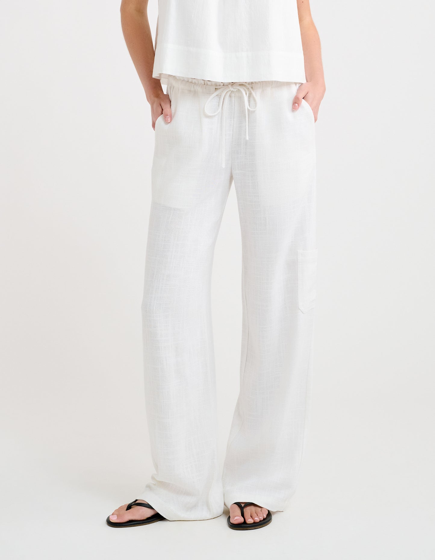 High Fidelity Pant | White Linen