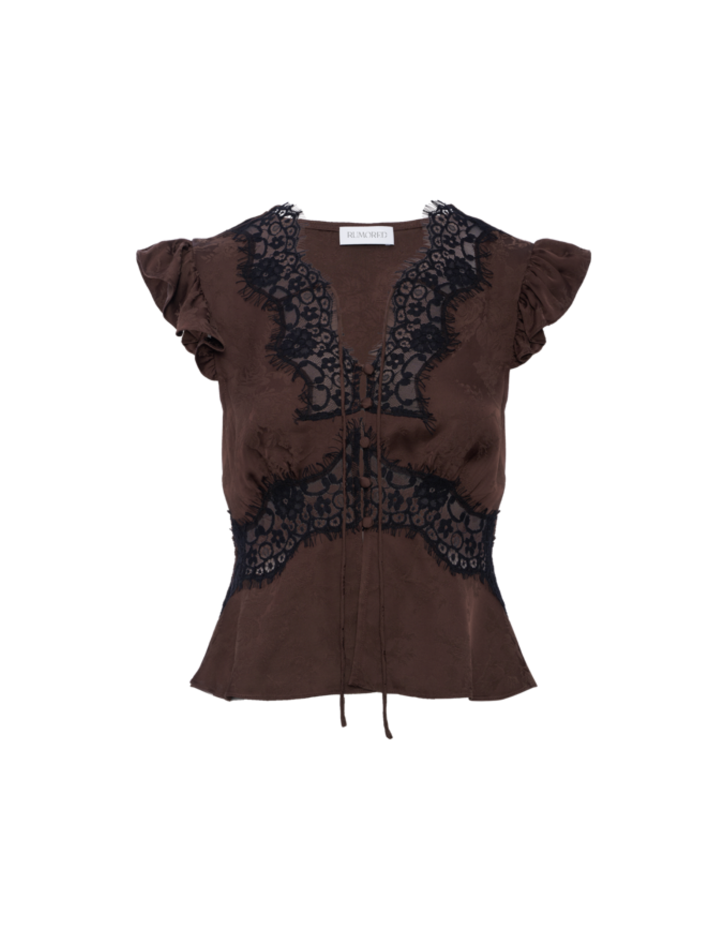 Wisteria Top | Espresso Jacquard