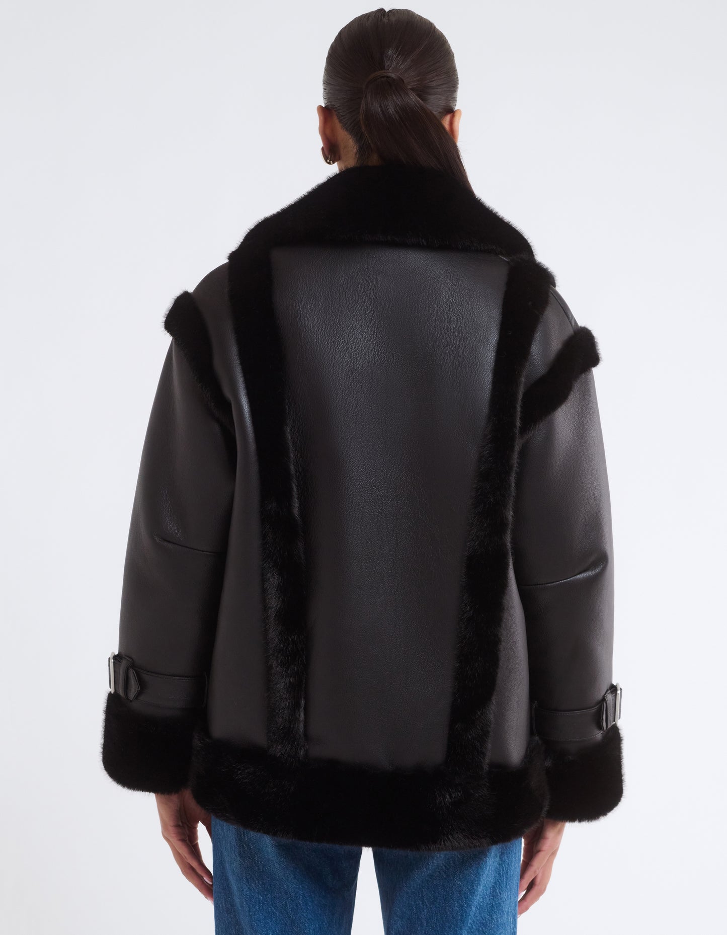 Wrangler Shearling Jacket | Black