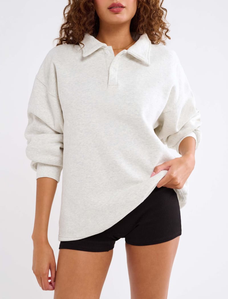 Airport Sweatshirt | Pearl Gray - Sweaters