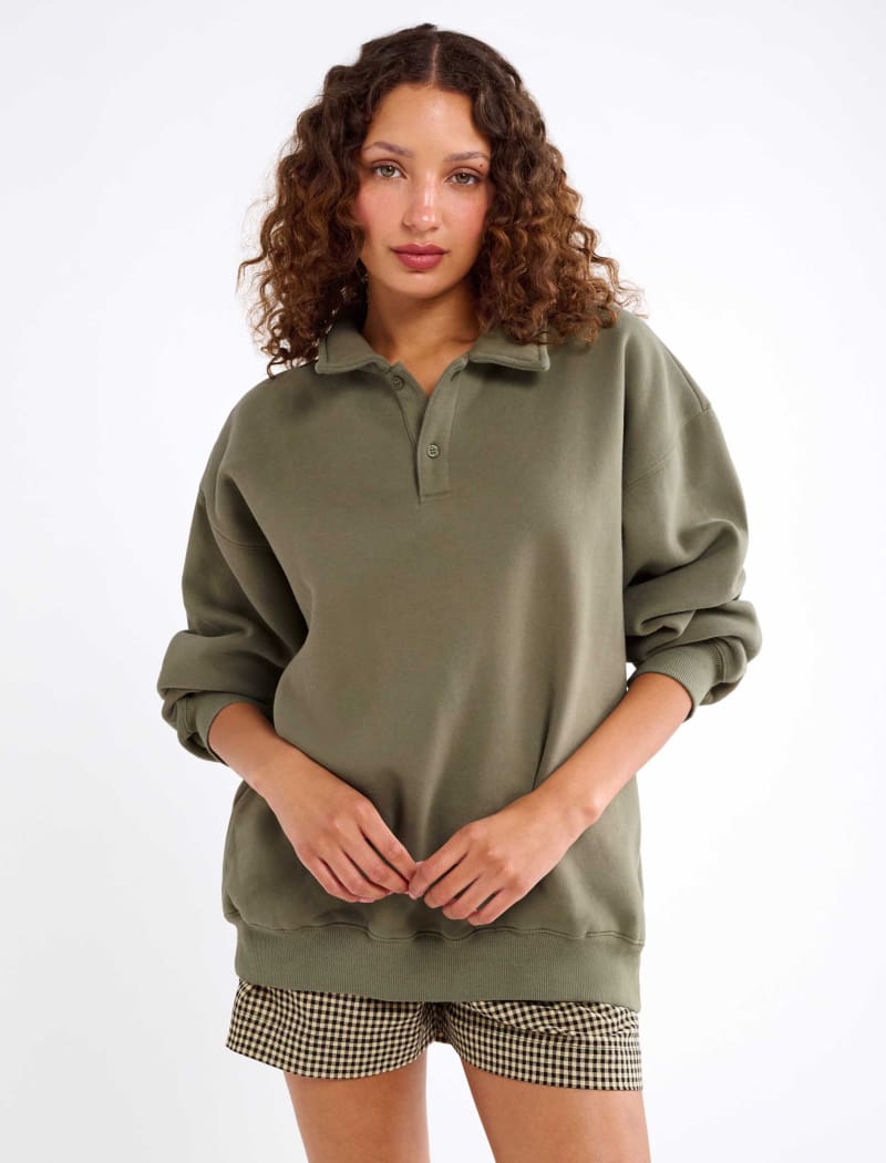 Airport Sweatshirt | Sandstone - Sweaters