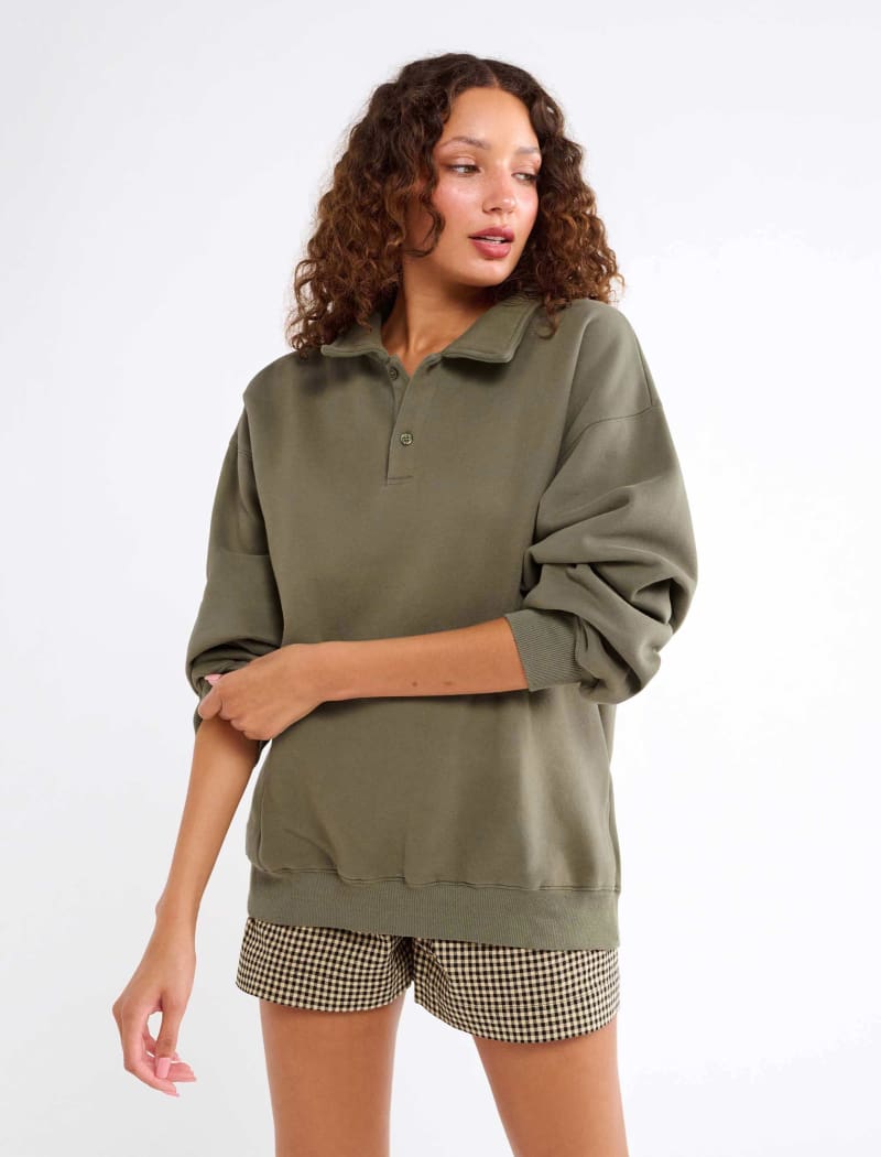 Airport Sweatshirt | Sandstone - Sweaters