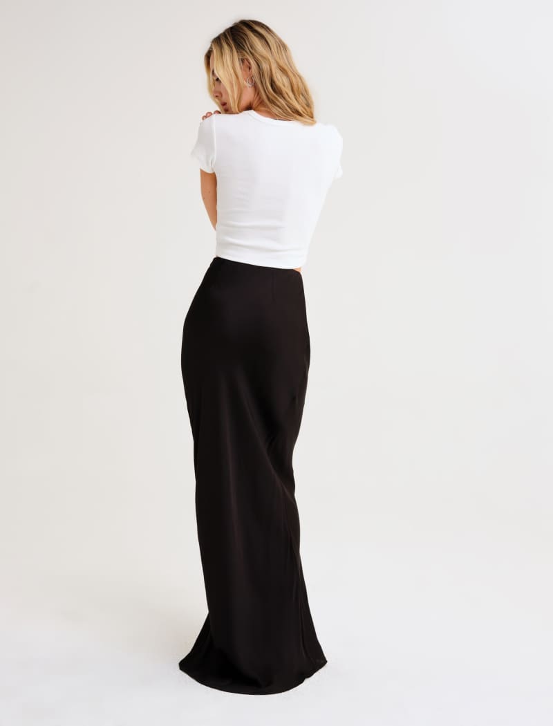 Archive Bias Maxi Skirt | Black - Maxi Skirt