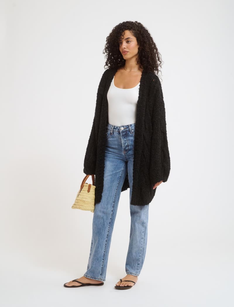 Aspen Cardigan | Black - Cardigan