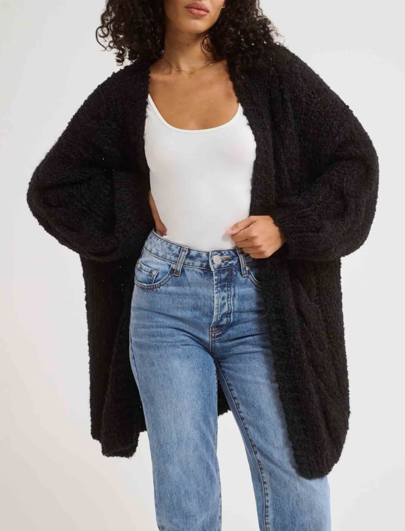 Aspen Cardigan | Black - Cardigan