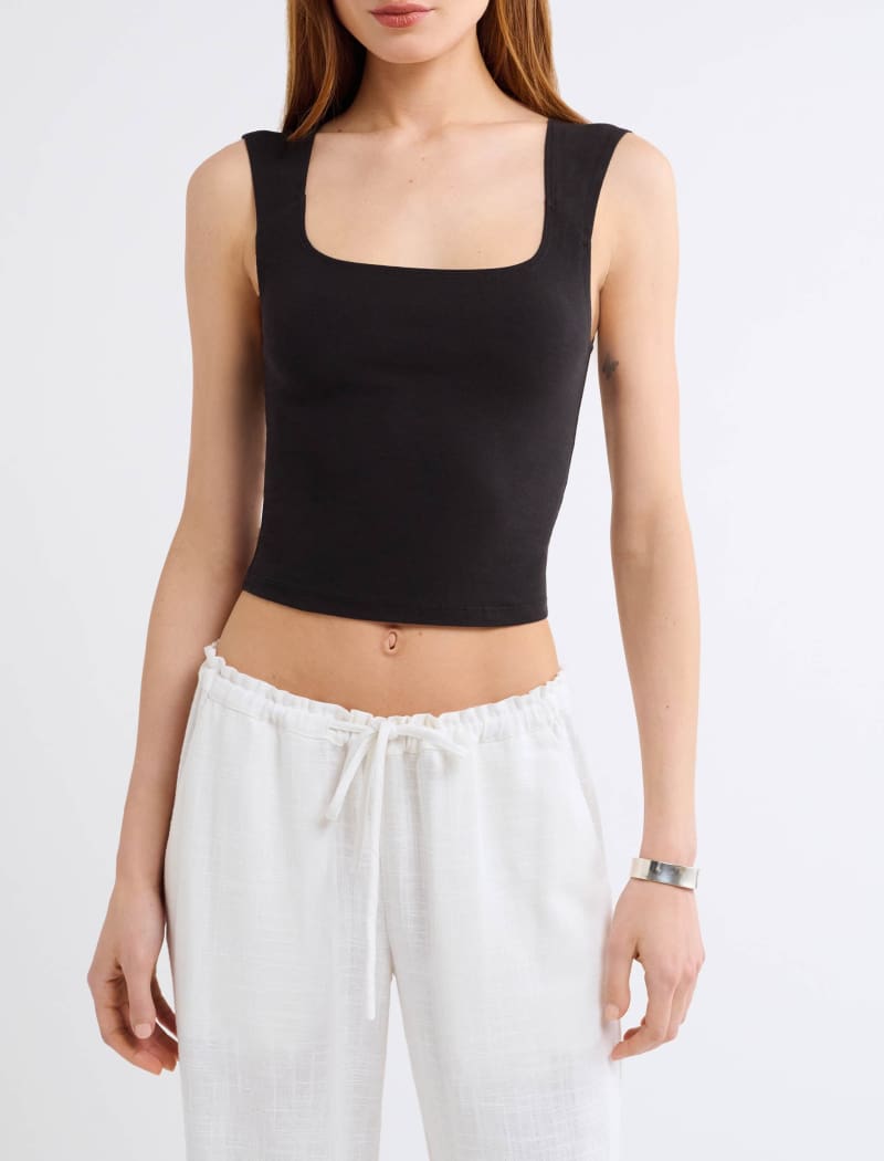 Be Mine Top | Black - T-Shirt