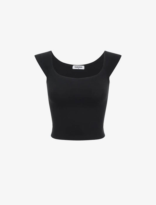 Be Mine Top | Black - T-Shirt