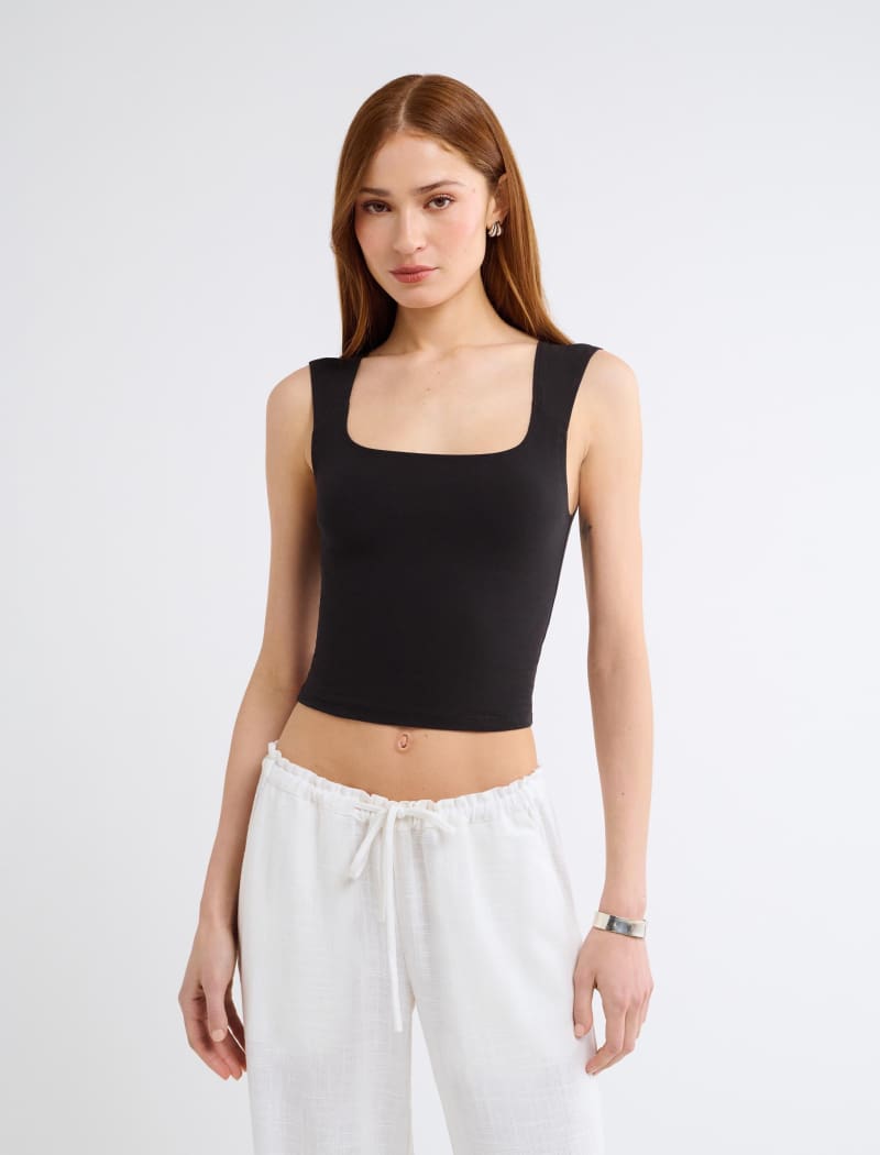 Be Mine Top | Black - T-Shirt