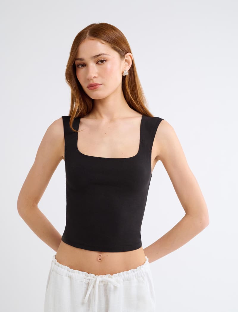 Be Mine Top | Black - T-Shirt