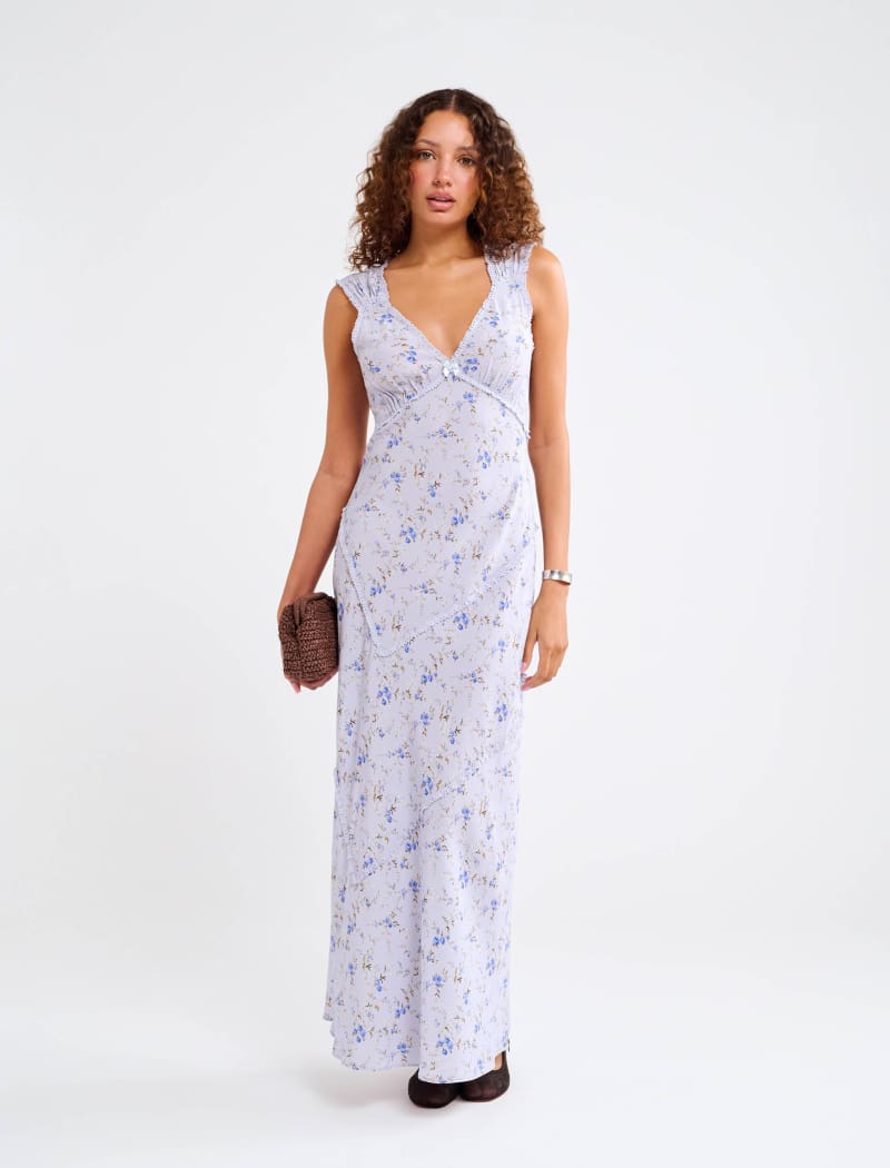 Bye Bye Baby Maxi Dress | Blue Gardenia - Maxi Dress