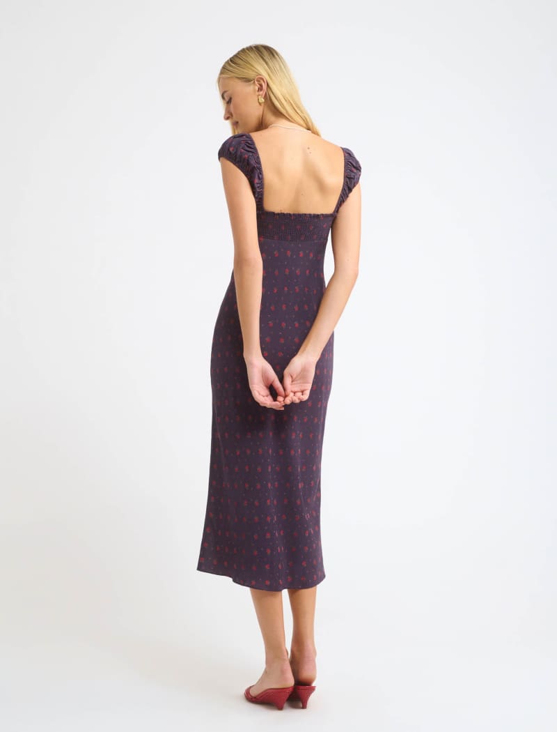 Callaway Midi Dress | Midnight Bloom