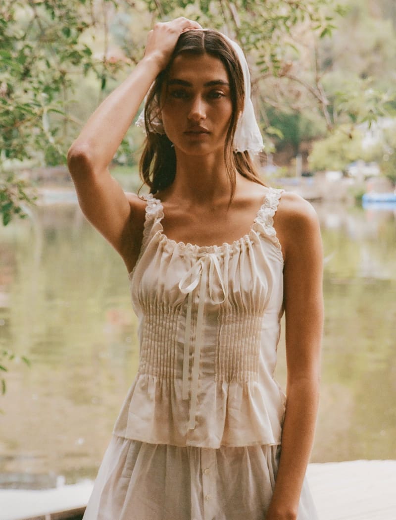 Cottage Tank | Cream - Camis and Tanks