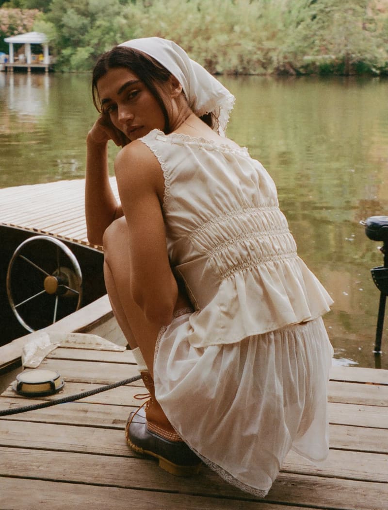 Cottage Tank | Cream - Camis and Tanks