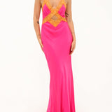 Crossroads Maxi Dress | Fuchsia - Maxi Dress
