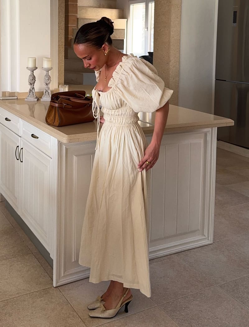 Darling Midi Dress | Cream - Midi Dress