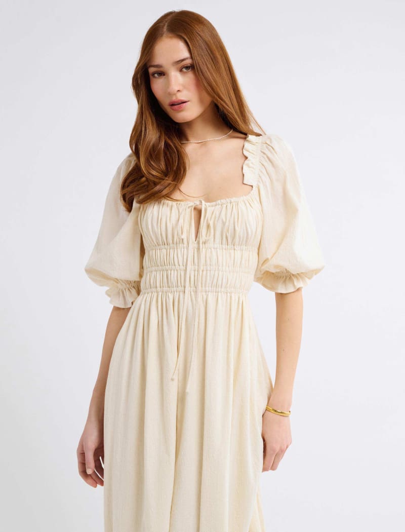 Darling Midi Dress | Cream - Midi Dress