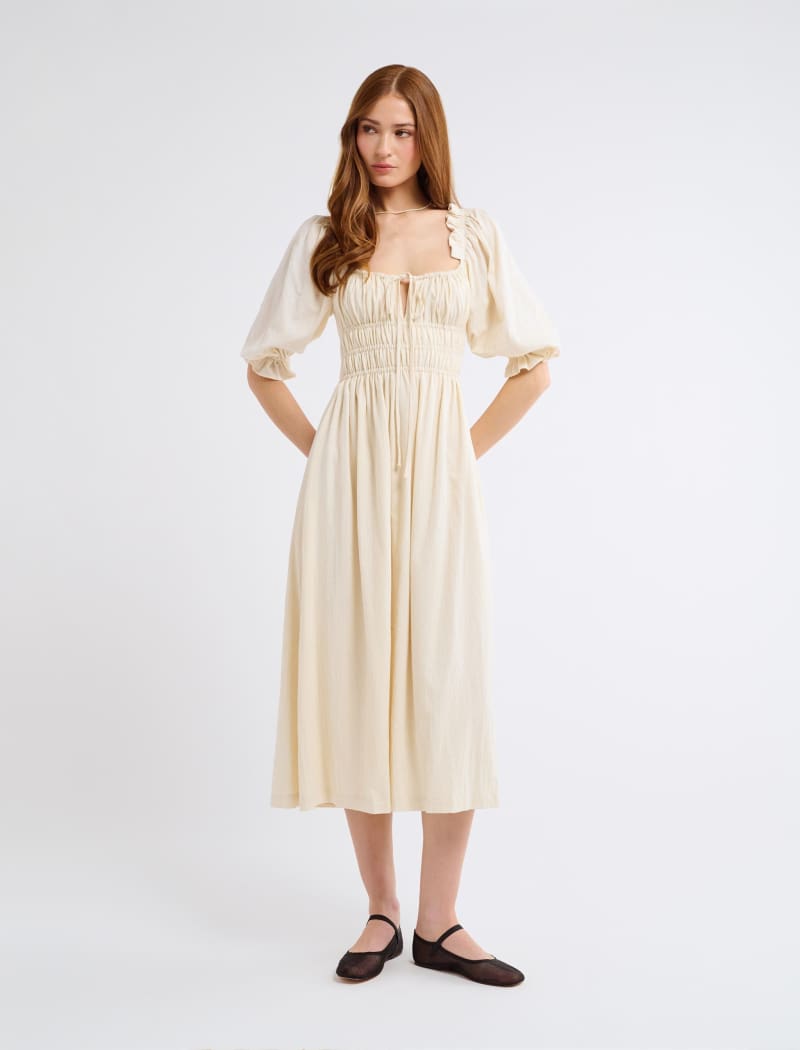 Darling Midi Dress | Cream - Midi Dress
