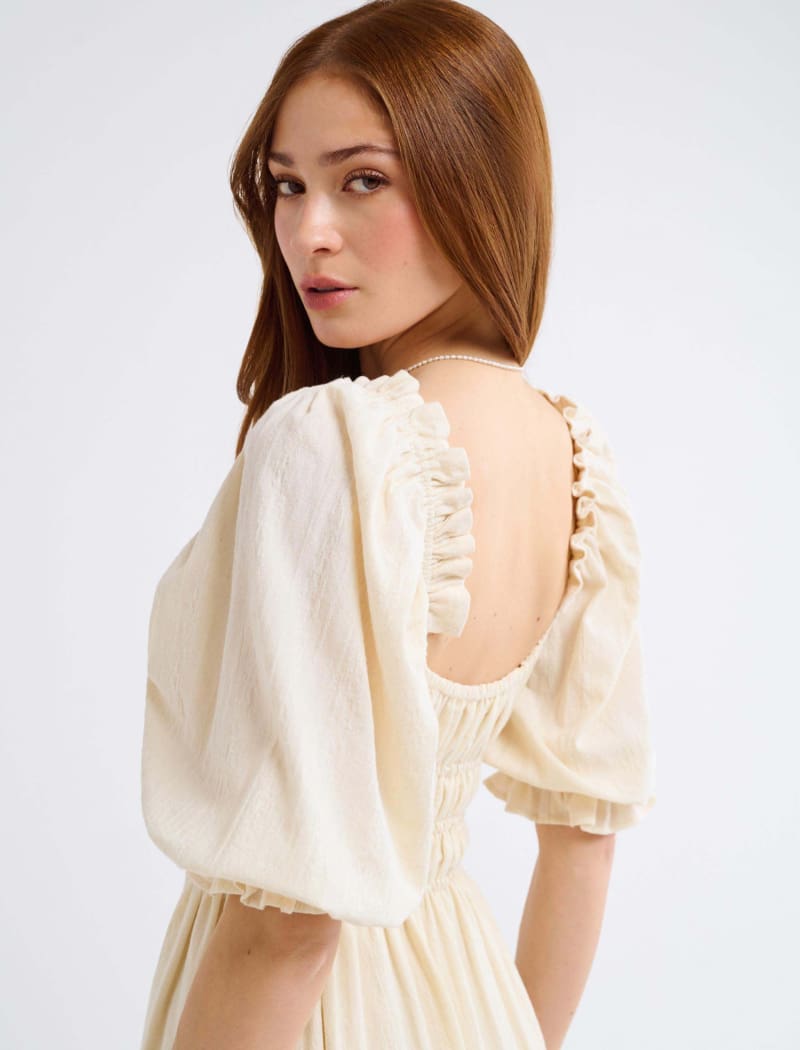 Darling Midi Dress | Cream - Midi Dress