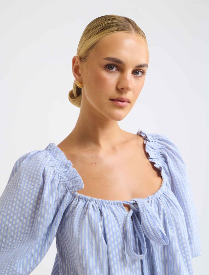 Darling Mini Dress | Laguna Stripe - Mini Dress