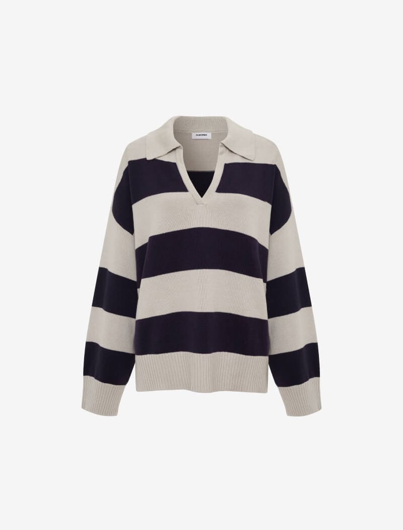 Delancey Sweater | Nautical Stripe - Sweaters