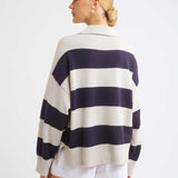 Delancey Sweater | Nautical Stripe - Sweaters