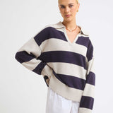 Delancey Sweater | Nautical Stripe - Sweaters