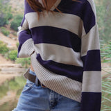 Delancey Sweater | Nautical Stripe - Sweaters